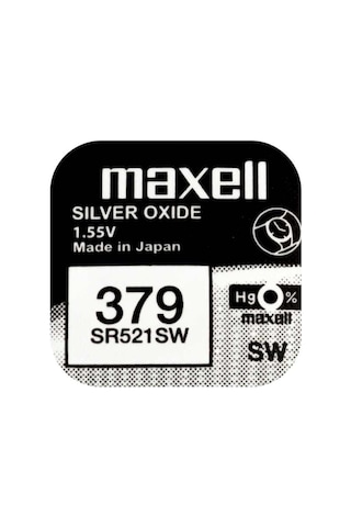 Maxell 379 SR521SW Saat Hafıza Pili 10'lu