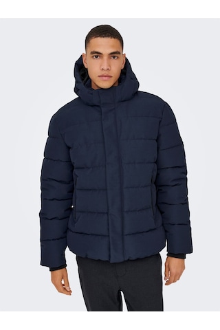 Only & Sons Onscayson Puffa Otw Noos Erkek Mavi Mont - 22019598 Mavi