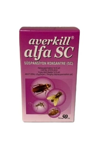 Averkill Alfa SC Süspansiyon Konsantre Genel Haşere 50 ML