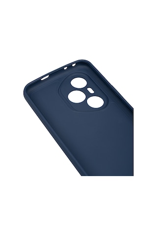 Noktaks - Honor 400 Pro Uyumlu - Kılıf Mat Soft Esnek Biye Silikon - T38607 - Mavi Mavi