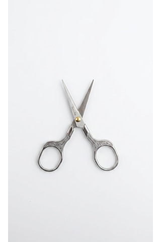 Ayrex Taksun Söz Ve Nişan Makası 13 Cm - Paslanmaz Çelik Vintage Tasarım Nakış Ve El İşi Makası - Lüks Gümü