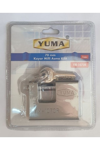 Yuma Kayar Milli Döküm Asma Kilit 70 Mm YM-1070R