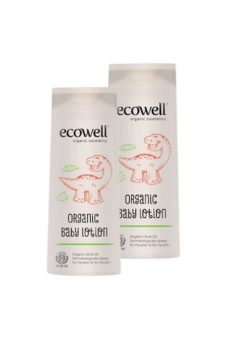 Ecowell Organik Bebek Losyonu 2 Adet 2x300 ml