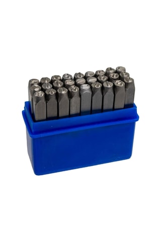 Partner Pt21215 Çelik Harf Zımba Takımı 5 Mm 3/16" 27 Parça