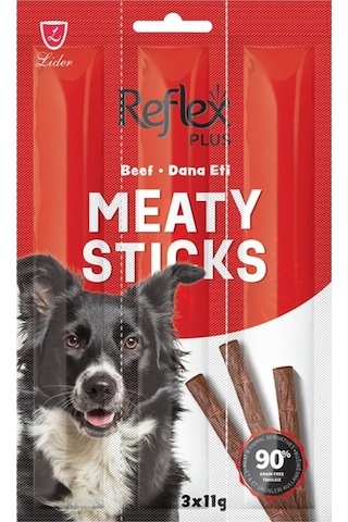 Meaty Sticks Dana Etli Köpek Ödül Çubuğu 3x11gr Otuzlu Paket