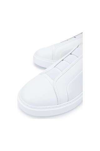 Fabi Erkek Hakiki Deri Beyaz Sneakers & Spor Ayakkabı 510 Fu1325a Erk Ayk Y25 Bıanco Beyaz