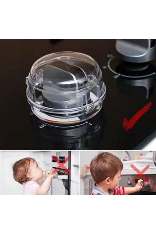 River World Çocuk İçin Isıya Dayanabilen Ocak Düğmelerini Koruyan Emniyet Kilidi