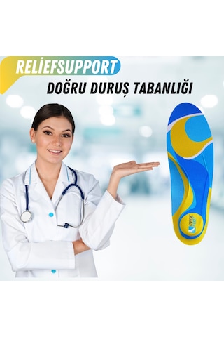 Magicfoot Reliefsupport Doğru Duruş Tabanlığı - Topuk Dikeni - Düz Tabanlık Ve İçe Basma Sorunları Önleyici