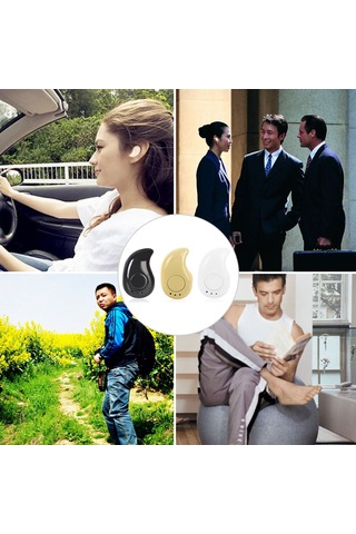 Mufunye S530 Mini İki Nesil Bluetooth 4.1 Kulaklık - Mikrofonlu Ellerden Çıkar, 3 Lü, Sarı, 10m Menzil, Hafif Ve Konforlu S530