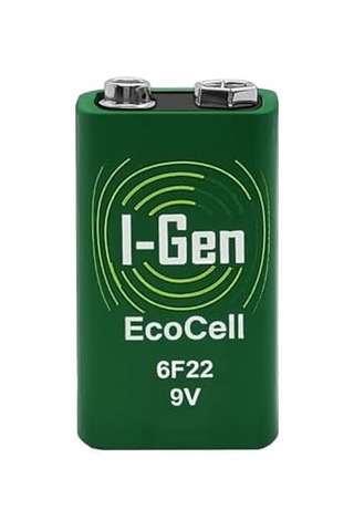 Batteries 6f22 Ecocell 9v Pil 9 Volt Kare Pil 1, Tek Adet