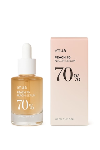 Anua Peach 70 Nıacın Serum Pürüzsüz Ve Parlak Bir Cilt İçin Şeftali Serumu 30 Ml