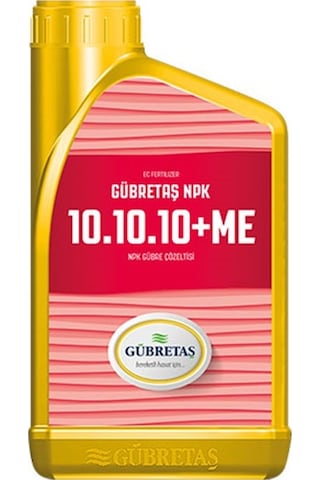 Gübretaş 10-10-10 Npk Gübre ÇözeLisi Dengeli Gübre 1 L