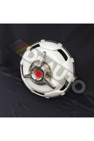 22.5 İnç Büyük Model Kırmızı Fırfırlı Jant Kapağı 4'lü Takım