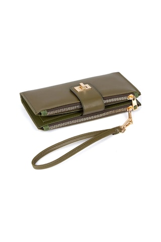 Tuldar Kadın Haki Yumuşak Soft Doku Kartlık Ve Cüzdan Tul134 Haki