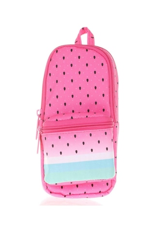 Kaukko Kalem Çantası Layer Junior Bag Watermelon Üç Bölmeli Kalem Çantası