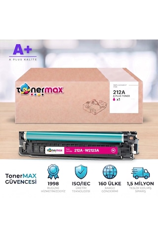 Hp 212a W2123a Kırmızı Uyumlu Toner A Plus / Color Laserjet Enterprise M554 / M555 / Mfp M578