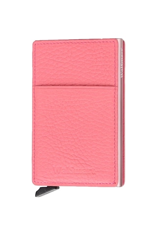 Walsmart Pocket Flotur Akıllı Mekanizmalı Deri Cüzdan Pembe