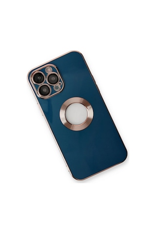 Apple Uyumlu iPhone 14 Pro Max Kılıf Store Silikon Mavi