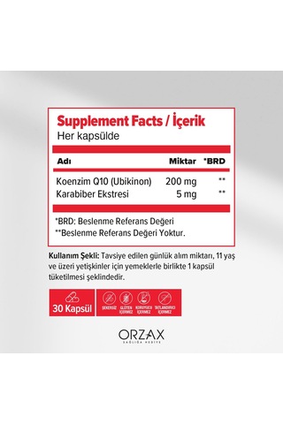 Ocean Q10 200 Mg 30 Kapsül Sku: Smg8690010164476