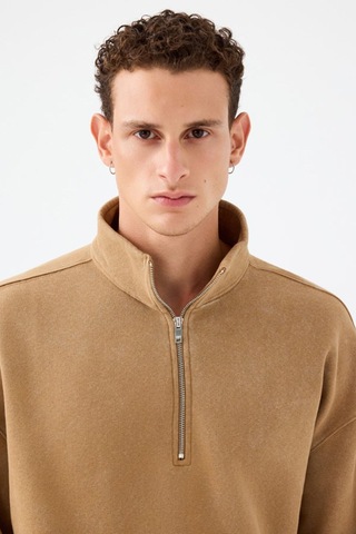 Loft Erkek Sweatshirt Bej