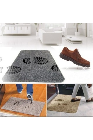 Buffer Çamaşır Makinesinde Yıkanabilir Kir Toz Emici Mikrofiberli Paspas Renkli