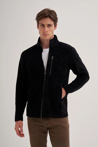 Cazador Erkek Siyah Caz 56330 Dik Yk. Sweat Hırka 56330-199 SiYAH