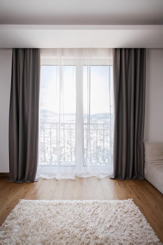 Lunet 140x270 Cm 2 Adet Blackout Fon Perde Antrasit