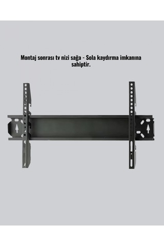 32-65 Tv Duvar Askı Braketi 75 Kg Kapasiteli Anti Statik Boya Çok Renkli