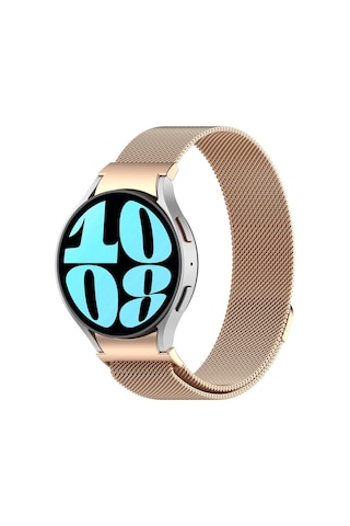 Samsung Uyumlu Galaxy Watch 6 Classic 47mm Zore Krd-01 Metal Kordon