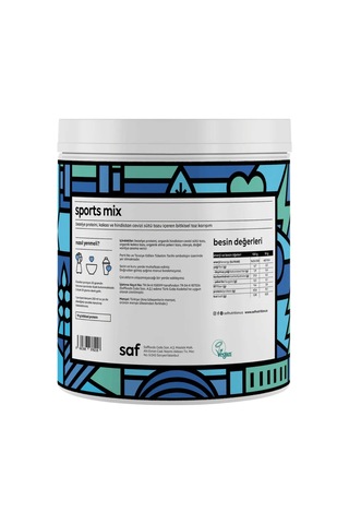 Saf Bitkisel Protein Mix Sports 360 G