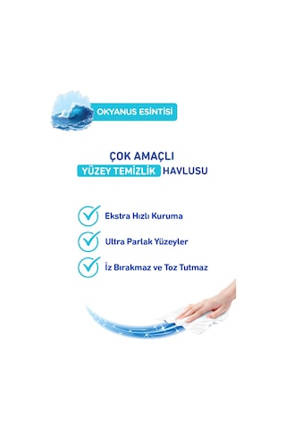 Giggles Xxl İz Bırakmayan Yüzey Temizlik Havlusu - Okyanus Esintisi 1200 Yaprak Beyaz