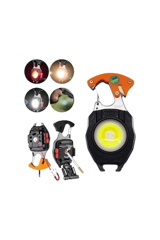 El Feneri Led Anahtarlık Çok Fonksiyonlu Mini Çakmak Özellikli Çok Renkli 85053255