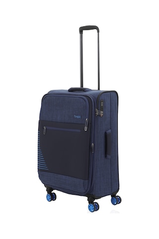 Baggaj V2412 Super Lıght Valiz Gri Set Blue