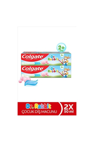 Colgate Dr. Rabbit Bubblegum 50ml Çocuk Diş Macunu X2