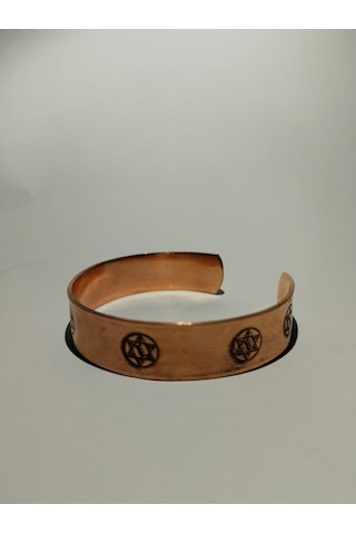 Hz.süleyman Mührü El Yapımı Saf Bakır Bileklik Aksesuar Şık Hediyelik Çok Renkli