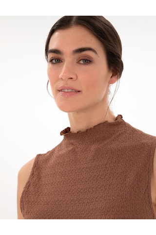 Pierre Cardin Kadın Kahverengi Bluz Örme 50301493-vr029 Kahverengi