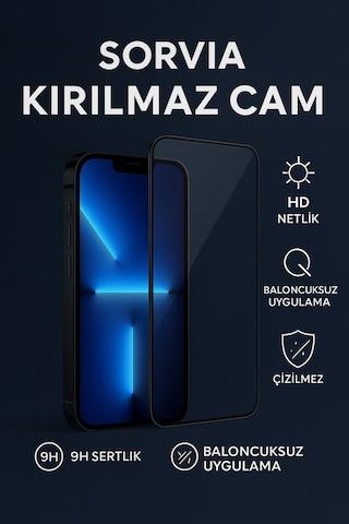 Nano Teknoloji 9h Premium Yarım Ekran Koruyucu Cam Yüksek Çözünürlük-dayanıklı Apple Uyumlu iPhone 15pro Max
