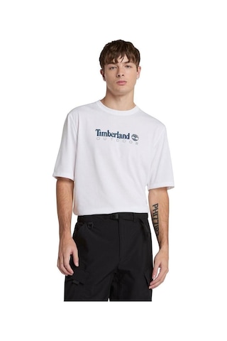 Timberland Erkek Tişört-tb0a5sfx1001 Beyaz
