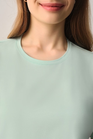Suwen Magnolia Tişört Şort Pijama Takımı Sh26516667s338 Ekru