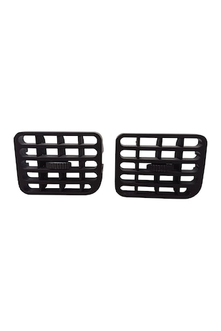 Hareketli Yönlendirmeli Siyah Renk Renault Clio Reno Orta Kalorifer Fan Havalandırma Izgarası 1 Çift 2 Adet