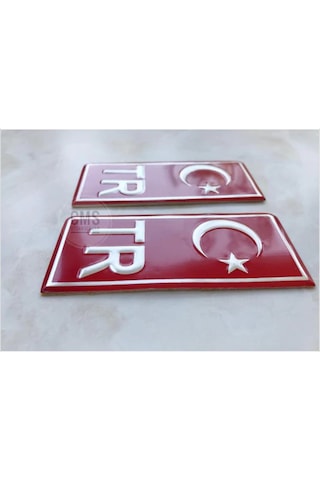 Tr Plaka Sticker 2'Li - Türkiye Plaka Sticker - Türkiye 464053811