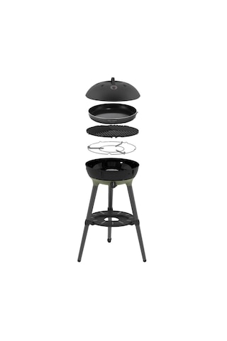 Cadac Carri Chef 40 Gazlı Barbekü - Chef Pan, Çantalı, Taşınabilir Piknik Mangalı, 40 Cm Izgara Alanı Siyah