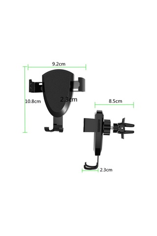 Juo Havalandırma Izgara Uyumlu 10W Kablosuz Şarjlı Araç İçi Telefon Tutucu