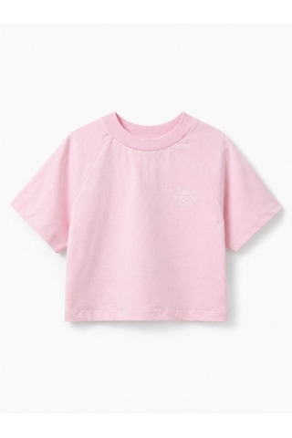 Baby Lory Kids Store Pembe T-shirt Ve Şortlu Takım Açık Pembe