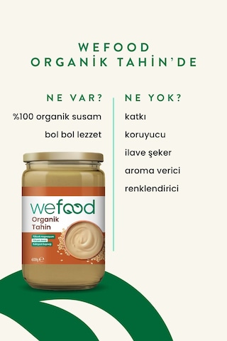 Wefood Organik Tahin 600 Gr
