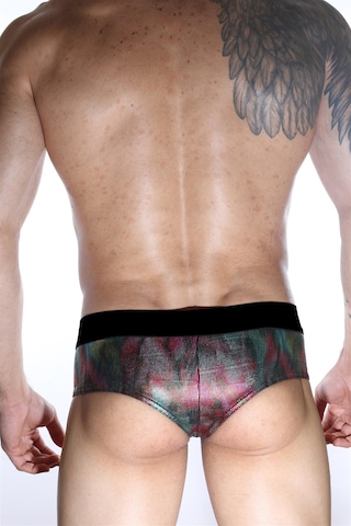 Erkek Çok Renkli Fantezi Giyim Parlak Desenli Boxer Hf012155