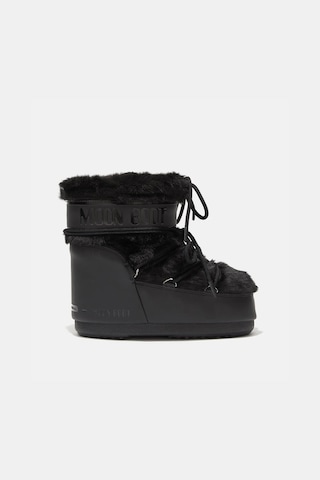 Moon Boot Icon Low Faux Fur Optical Kadın Bot 80d1409390 Siyah