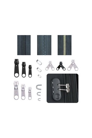 194 Adet Çinko Alaşımlı Boyalı Naylon Fermuar Çektirme Seti Giyim Çadırı Kurulumu İçin