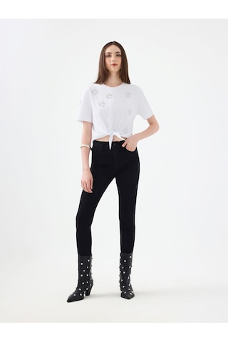 LOFT Regular Fit Kadın Tshirt K.kol Lf2040250 Q1.v1 Beyaz