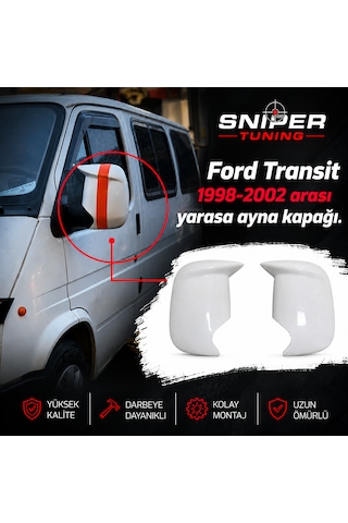 Snıper Tunıng Ford Transit 1998-2002 Uyumlu Yarasa Ayna Kapağı Sağ-sol Takım